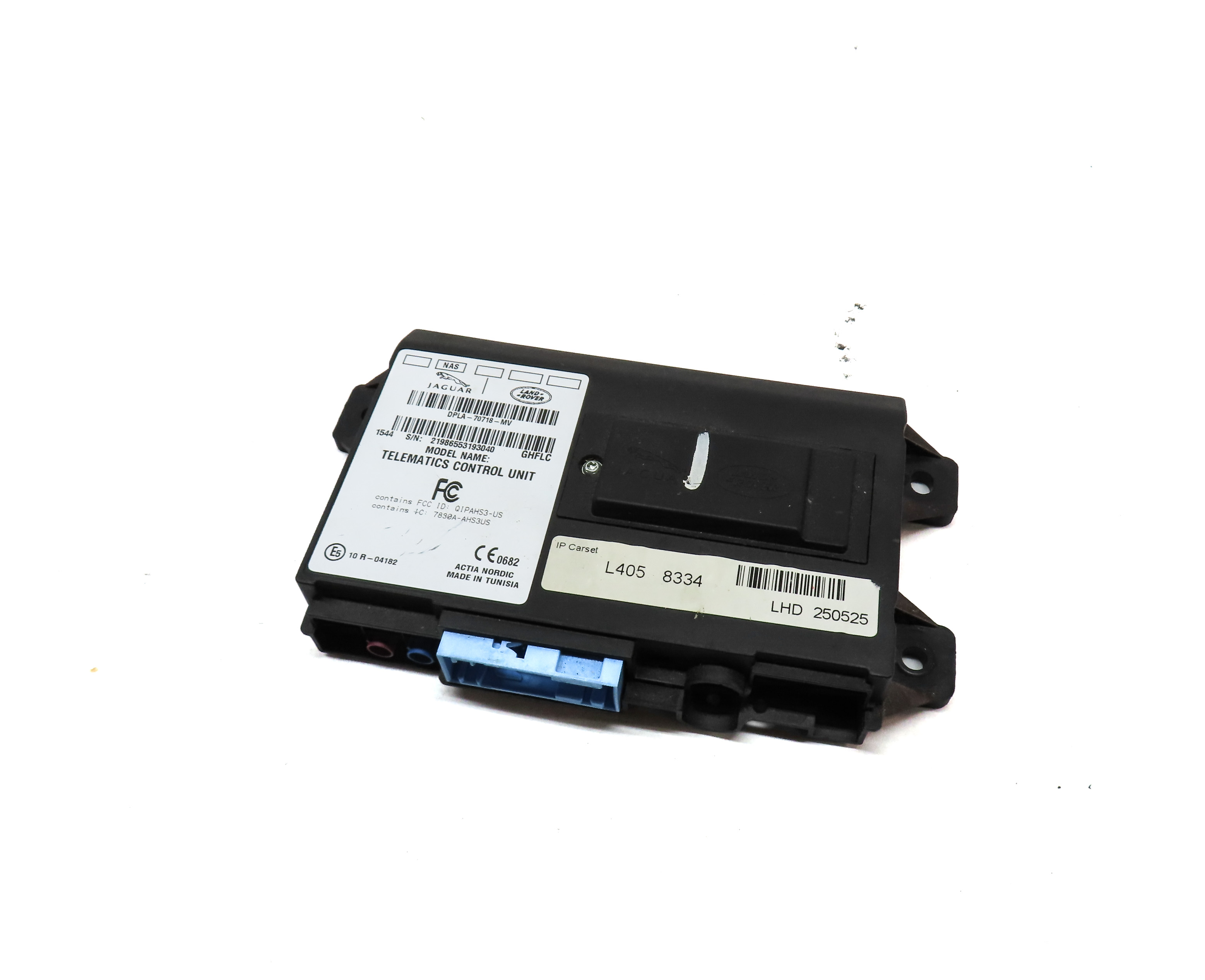 2016 LAND RANGE ROVER (L405) BLUETOOTH TELEMATICS COMMUNICATION CONTROL MODULE — exact item pictured
